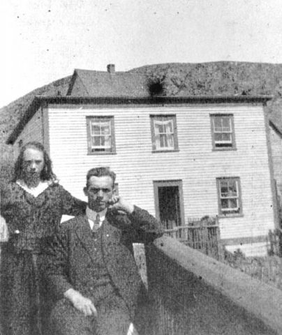 137: Tom Dunphy and his sister Rose. (circa 1923)  - children of Patrick Dunphy &amp;amp; Anastasia Fitzgerald McCarthy